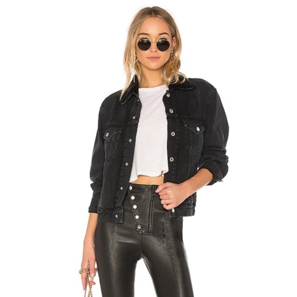 AGOLDE Harper Faux Sherpa Jacket